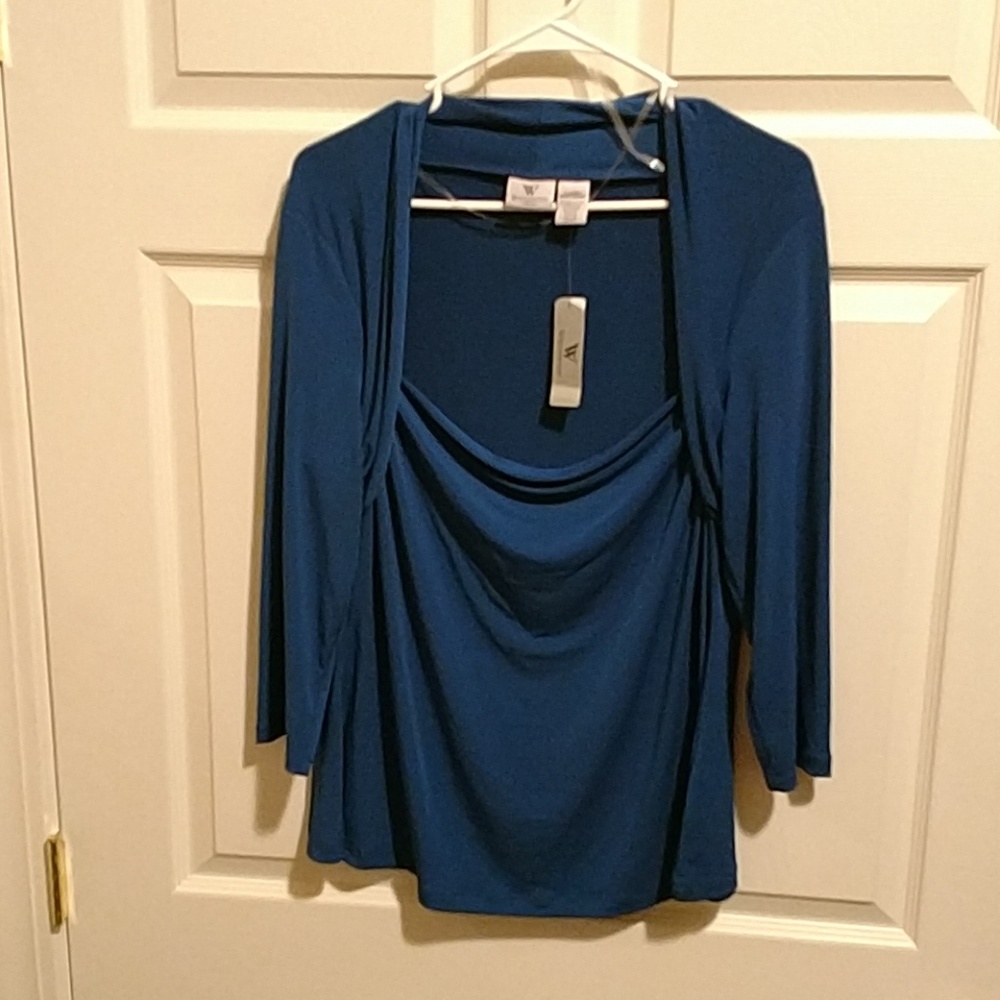 Worthington long sleeve top XL NWT